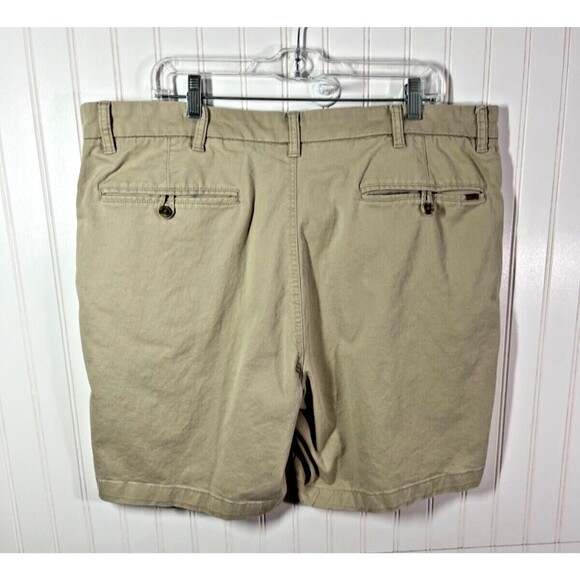 Chaps Shorts Mens Size 40 Beige Tan Cotton Blend Stretch Golf Walking - Picture 6 of 8